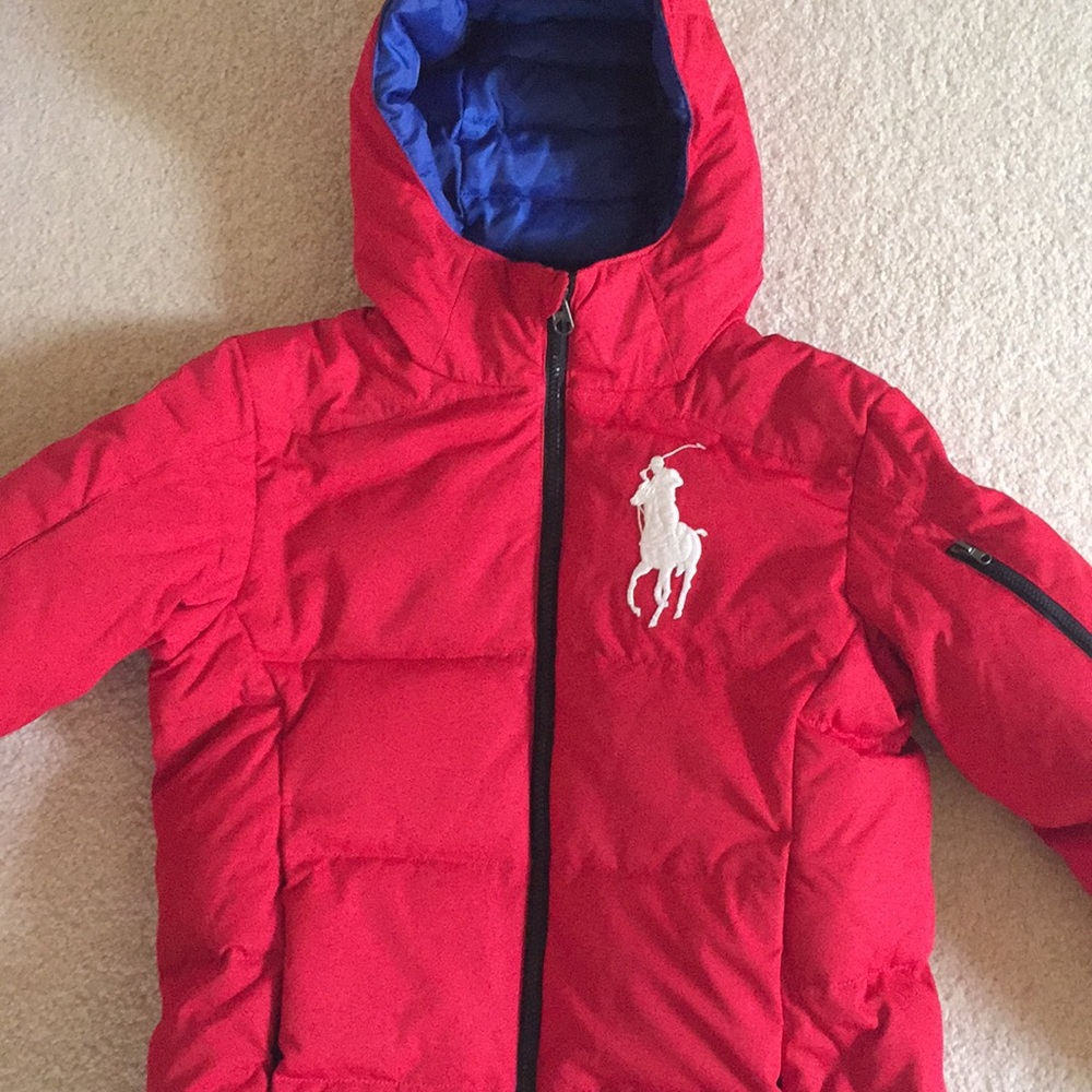 Polo by Ralph Lauren Red Puffer Jacket